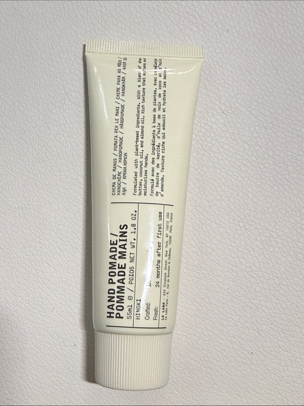 Le Labo Hinoki Hand Pomade Hand Cream - 55 ml
